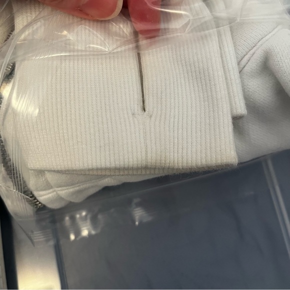 Lululemon Women's White Scuba Hoodie Cape House Jacket Size 4 - Picture 8 of 8